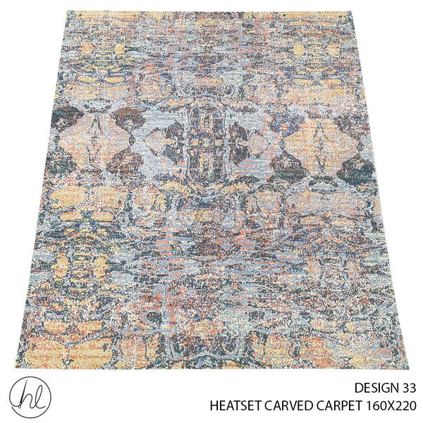 HEATSET CARVED CARPET (160X220) (DESIGN 33)