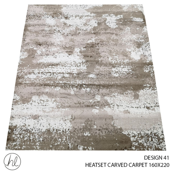 HEATSET CARVED CARPET (160X220) (DESIGN 41)