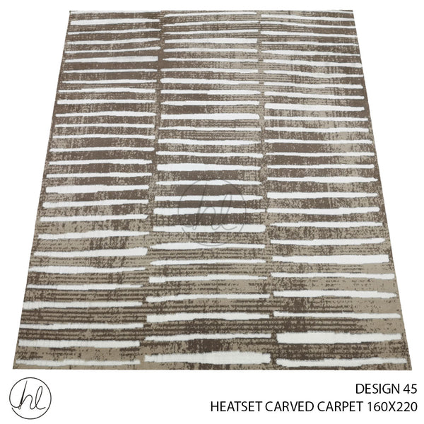 HEATSET CARVED CARPET (160X220) (DESIGN 45)