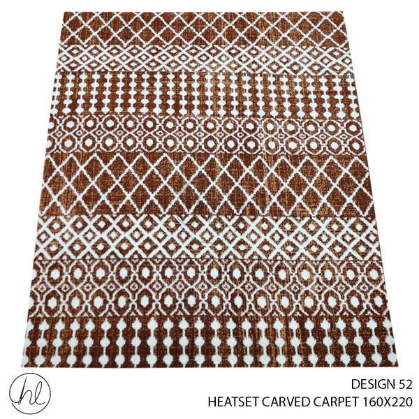 HEATSET CARVED CARPET (160X220) (DESIGN 52)