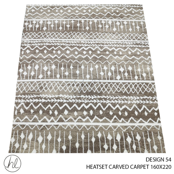 HEATSET CARVED CARPET (160X220) (DESIGN 54)