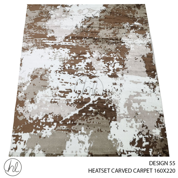 HEATSET CARVED CARPET (160X220) (DESIGN 55)