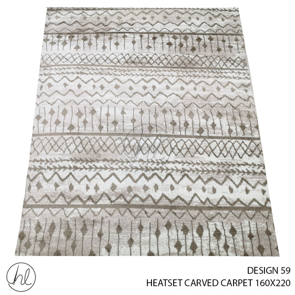 HEATSET CARVED CARPET (160X220) (DESIGN 59)