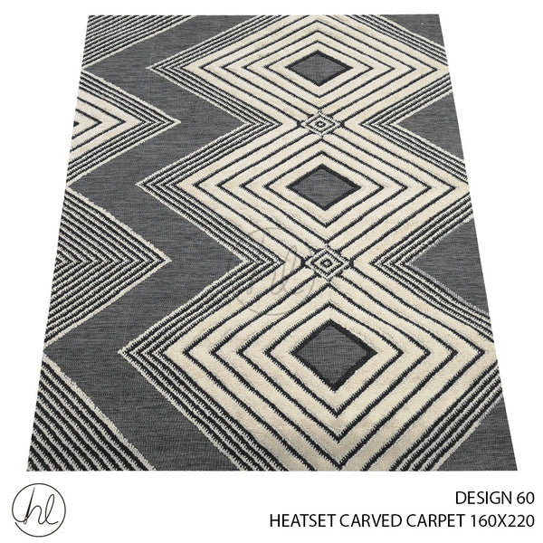HEATSET CARVED CARPET (160X220) (DESIGN 60)