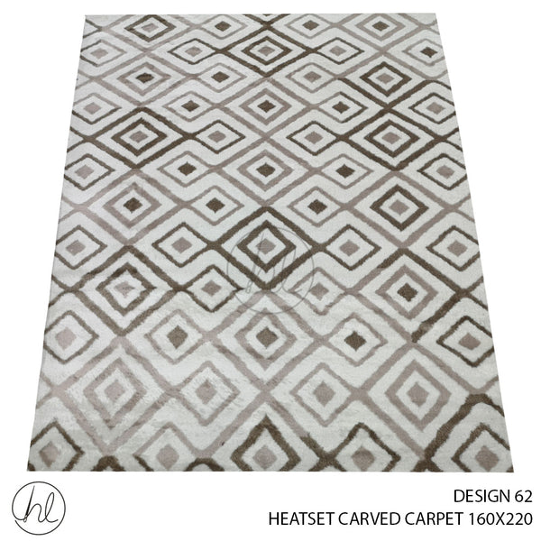 HEATSET CARVED CARPET (160X220) (DESIGN 62)