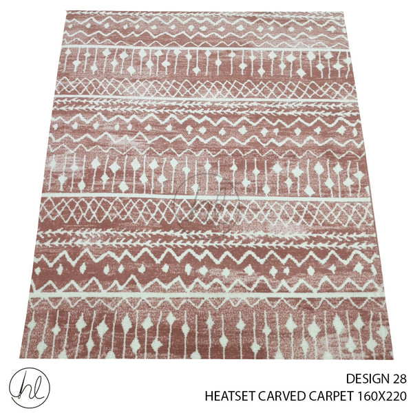 HEATSET CARVED CARPET (160X220) (DESIGN 28)