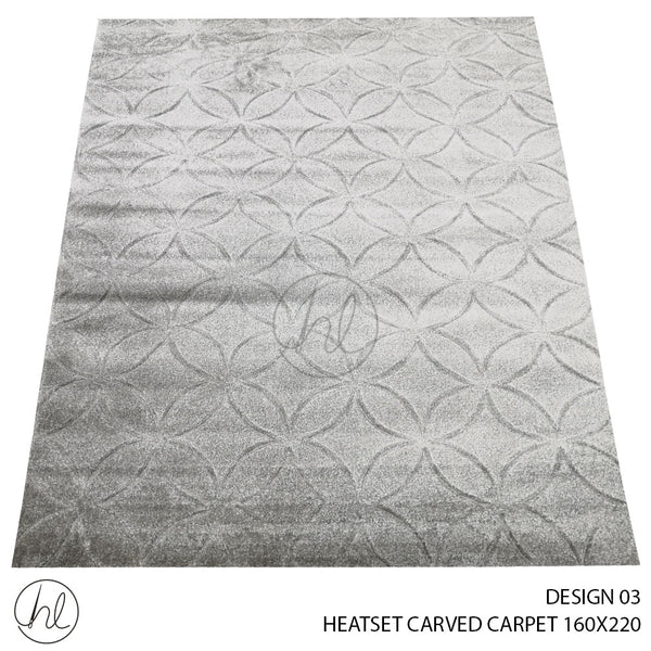 HEATSET CARVED CARPET (160X220) (DESIGN 03)