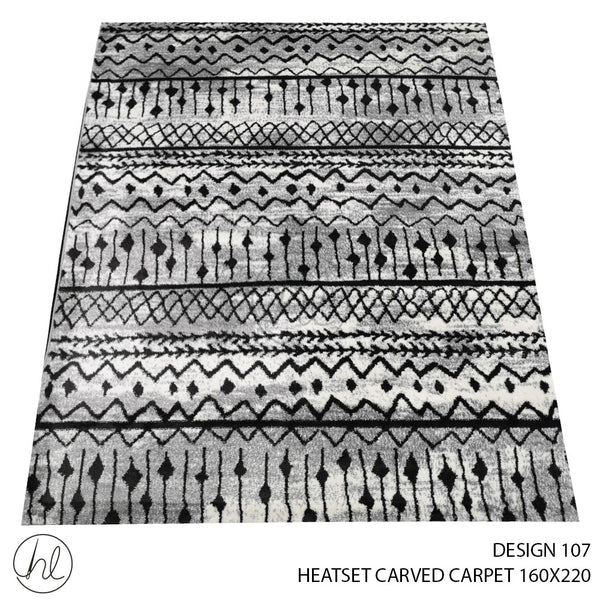 HEATSET CARVED CARPET (160X220) (DESIGN 107)