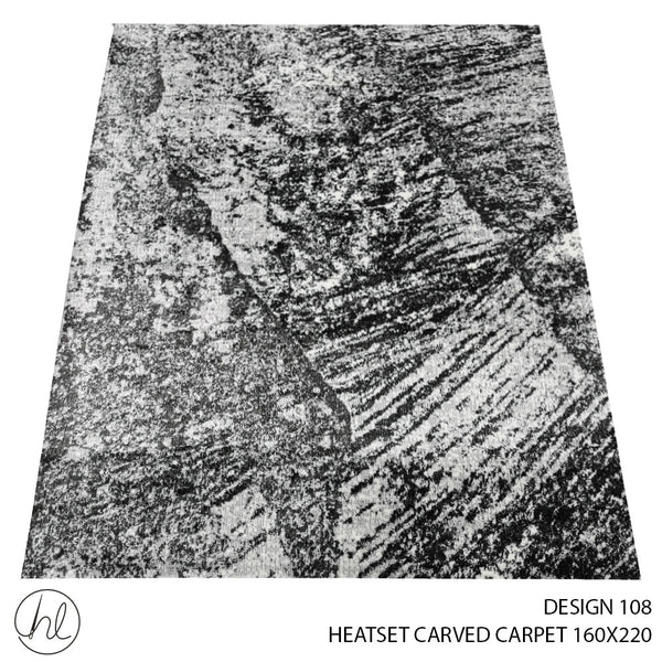 HEATSET CARVED CARPET (160X220) (DESIGN 108)