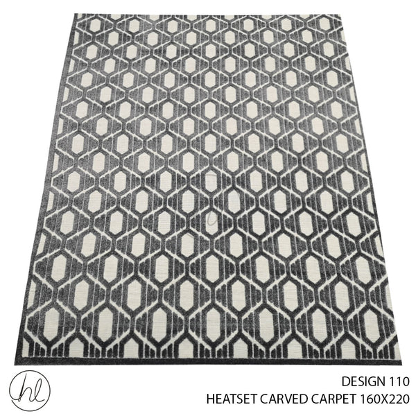 HEATSET CARVED CARPET (160X220) (DESIGN 110)