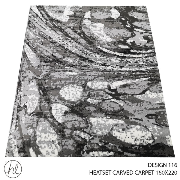 HEATSET CARVED CARPET (160X220) (DESIGN 116)