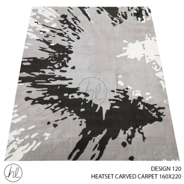 HEATSET CARVED CARPET (160X220) (DESIGN 120)