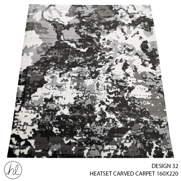 HEATSET CARVED CARPET (160X220) (DESIGN 32)