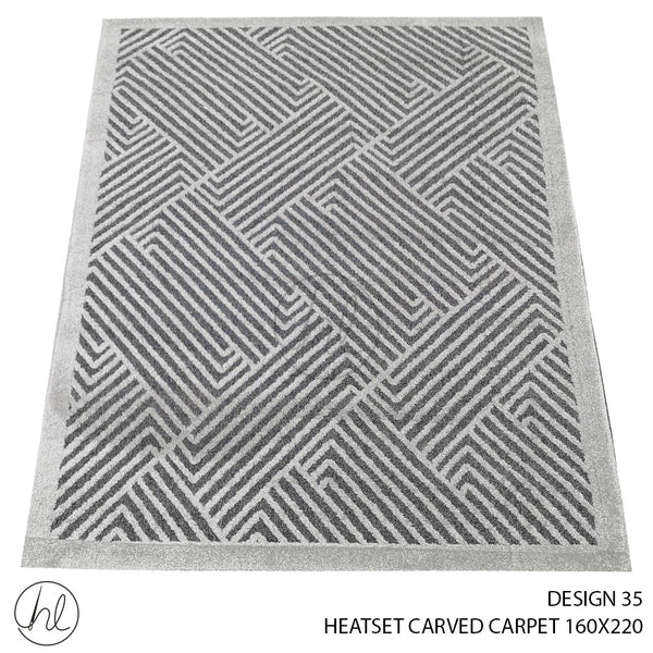 HEATSET CARVED CARPET (160X220) (DESIGN 35)