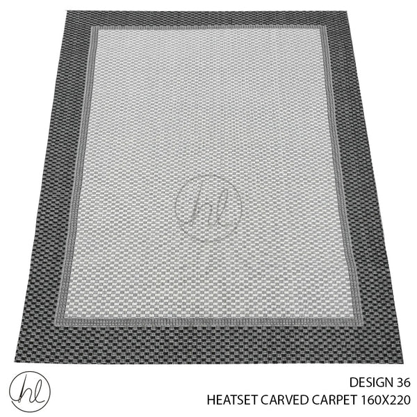 HEATSET CARVED CARPET (160X220) (DESIGN 36)
