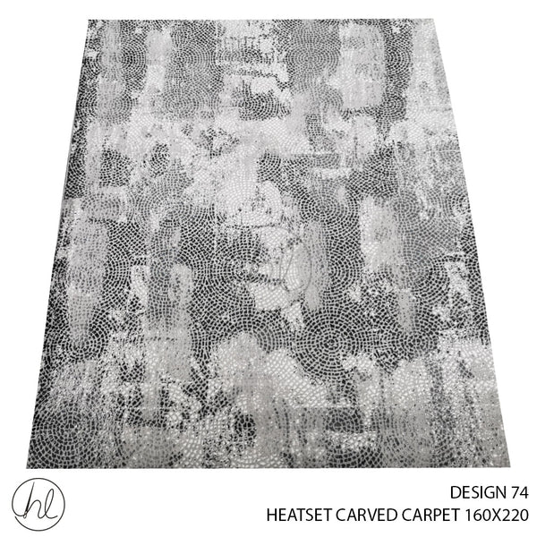 HEATSET CARVED CARPET (160X220) (DESIGN 74)