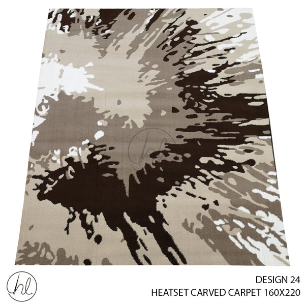 HEATSET CARVED CARPET (160X220) (DESIGN 24)