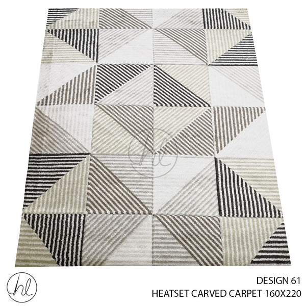 HEATSET CARVED CARPET (160X220) (DESIGN 61)