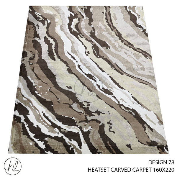 HEATSET CARVED CARPET (160X220) (DESIGN 78)