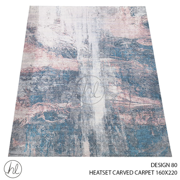 HEATSET CARVED CARPET (160X220) (DESIGN 80)