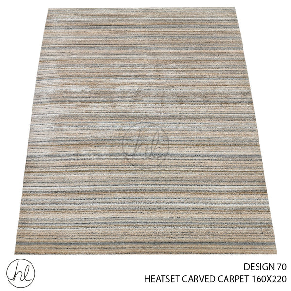 HEATSET CARVED CARPET (160X220) (DESIGN 70)