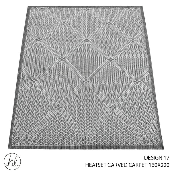 HEATSET CARVED CARPET (160X220) (DESIGN 17)