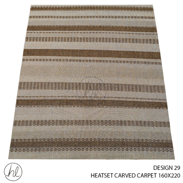 HEATSET CARVED CARPET (160X220) (DESIGN 29)