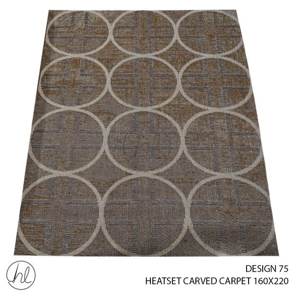 HEATSET CARVED CARPET (160X220) (DESIGN 75)