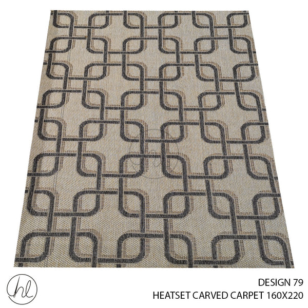 HEATSET CARVED CARPET (160X220) (DESIGN 79)