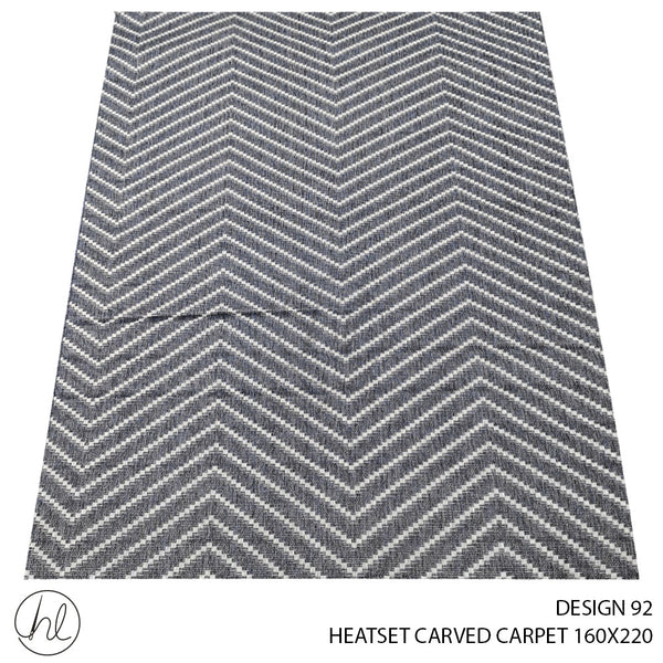 HEATSET CARVED CARPET (160X220) (DESIGN 92)