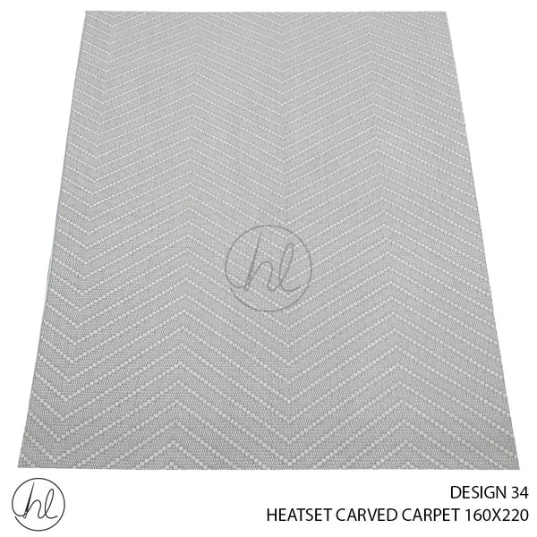 HEATSET CARVED CARPET (160X220) (DESIGN 34)