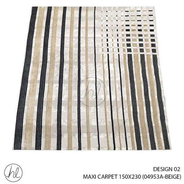 MAXI CARPET (150X230) (DESIGN 02) BEIGE