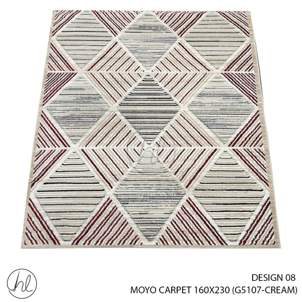 MOYO CARPET (160X230) (DESIGN 08) CREAM