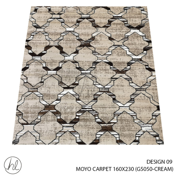 MOYO CARPET (160X230) (DESIGN 09) CREAM