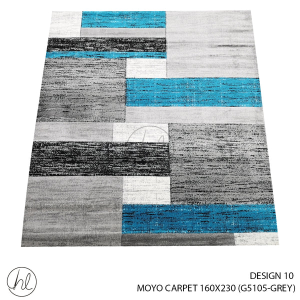 MOYO CARPET (160X230) (DESIGN 10) GREY