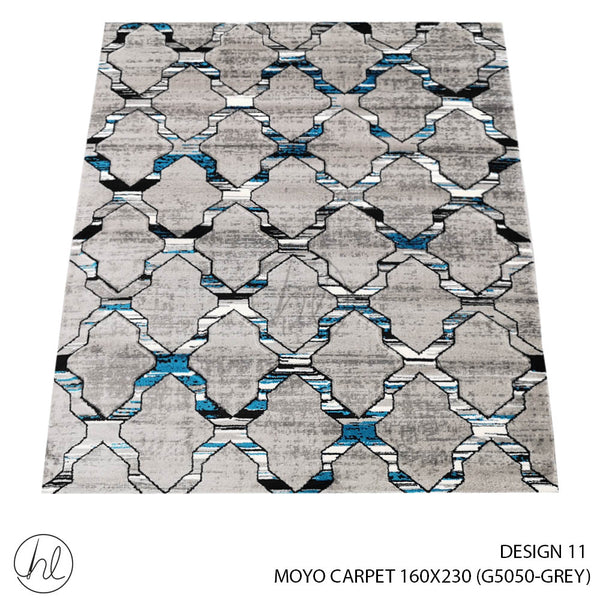 MOYO CARPET (160X230) (DESIGN 11) GREY