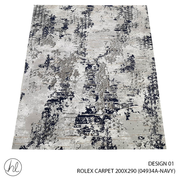 ROLEX CARPET 200X290 (DESIGN 01) (NAVY)