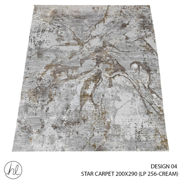 STAR CARPET 200X290 (DESIGN 04) (CREAM)