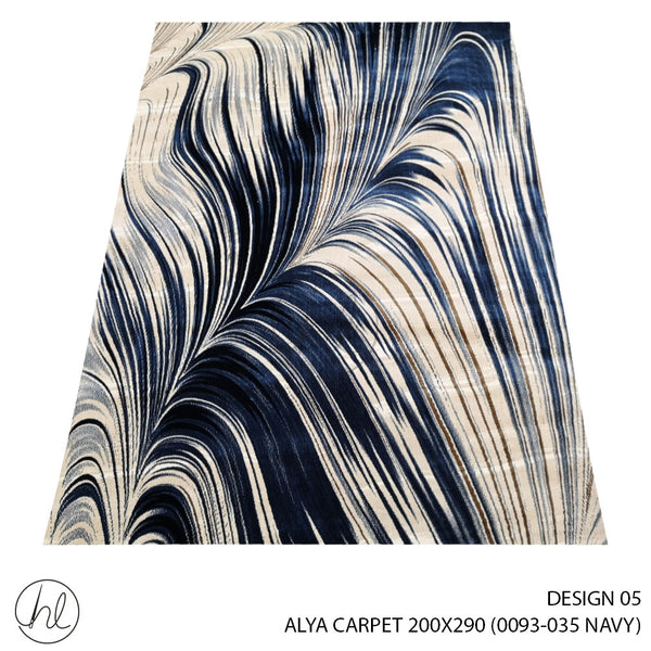 ALYA CARPET (200X290) (DESIGN 05) (NAVY)
