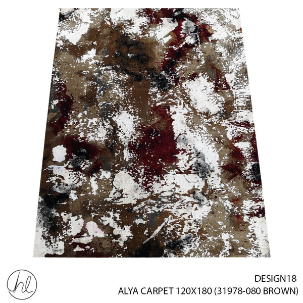 ALYA CARPET (120X180) (DESIGN 18) (BROWN)