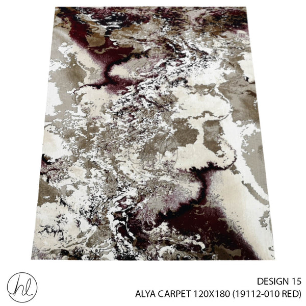 ALYA CARPET (120X180) (DESIGN 15) (RED)