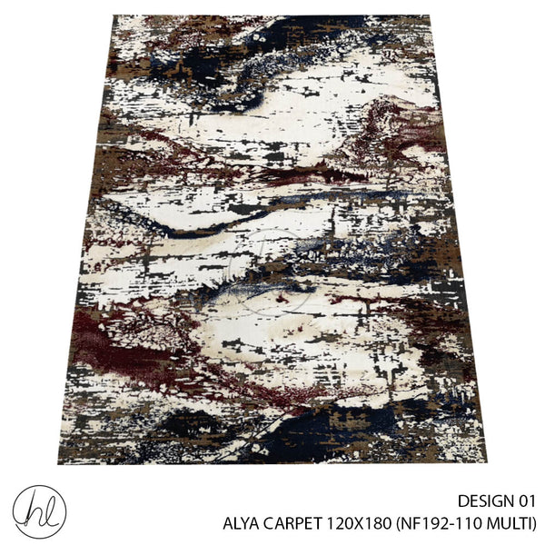 ALYA CARPET (120X180) (DESIGN 01) (MULTI)