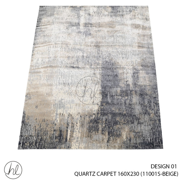 QUARTZ CARPET 160X230 (DESIGN 01) (BEIGE)