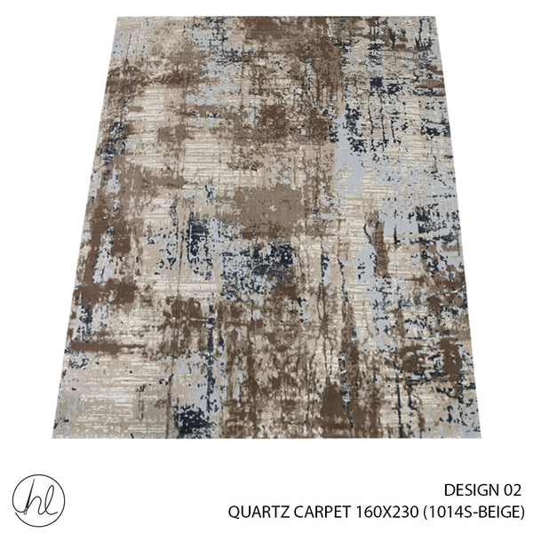 QUARTZ CARPET 160X230 (DESIGN 02) (BEIGE)