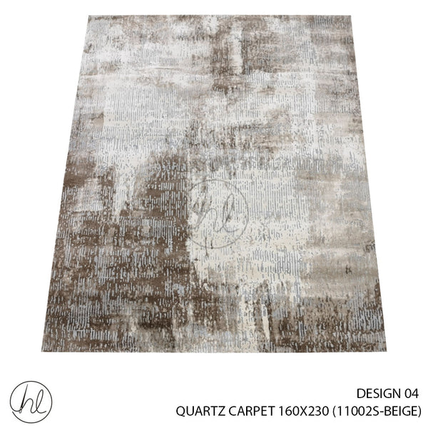 QUARTZ CARPET 160X230 (DESIGN 04) (BEIGE)