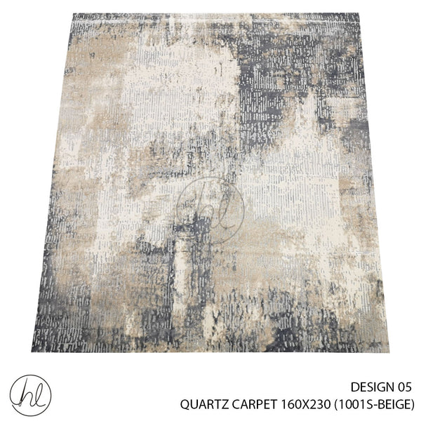 QUARTZ CARPET 160X230 (DESIGN 05) (BEIGE)