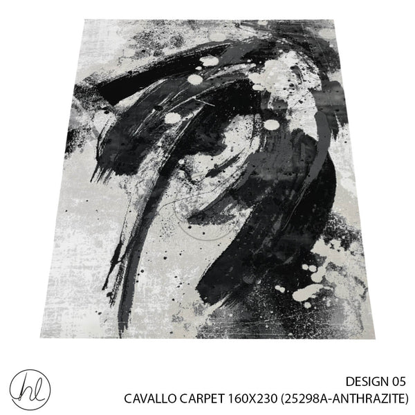 CAVALLO CARPET 160X230 (DESIGN 05) (ANTHRAZITE)