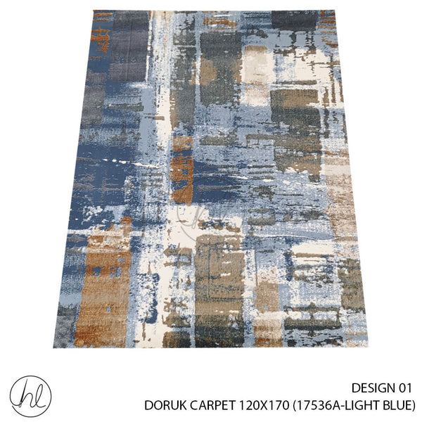 DORUK CARPET 120X170 (DESIGN 01) (BLUE)