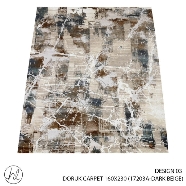 DORUK CARPET 160X230 (DESIGN 03) (BEIGE)