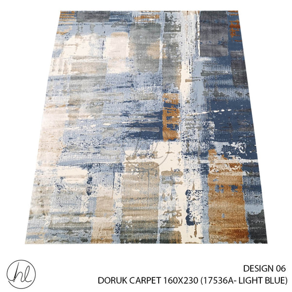 DORUK CARPET 160X230 (DESIGN 06) (LIGHT BLUE)